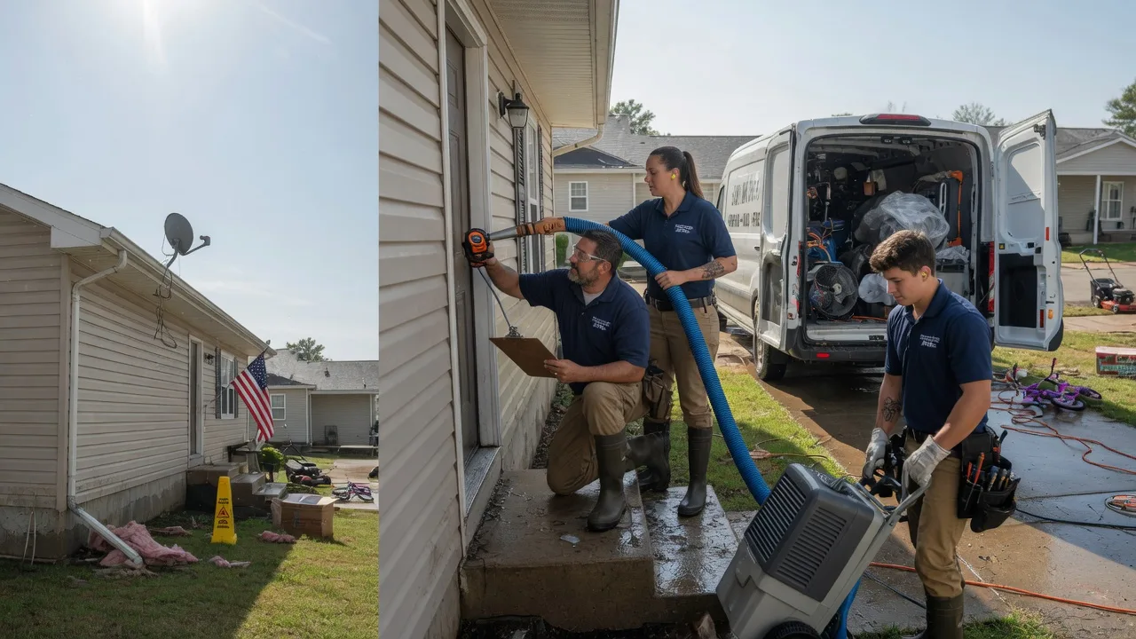 Ceiling Water Damage Restoration in Banner, WY near me